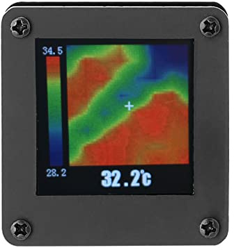 Caméra Thermographe Portable AMG8833 Capteur Température Imageur Thermique Numérique Thermorégulateur USB 5V