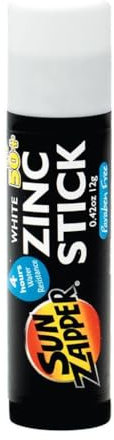 Sun Zapper White Colour Original Zinc Stick SPF 50 + Zinc Oxide Mineral Sunblock Stick for Face