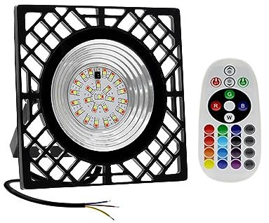 Fari da esterno, luci esterne, Proiettore LED RGB 50W Faretti Da Giardino Paesaggio IP65 Luce Di Inondazione Esterna Impermeabile For La Decorazione A Parete Del Prato Del Cortile Del Patio,per porta