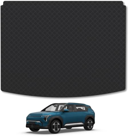 Fits Kia EV3 (2025+) 3mm Rubber Boot Mat | Tailored Fit Durable Boot Liner Full Coverage Protection Waterproof Accessories Easy Clean Anti Slip Made in the UK