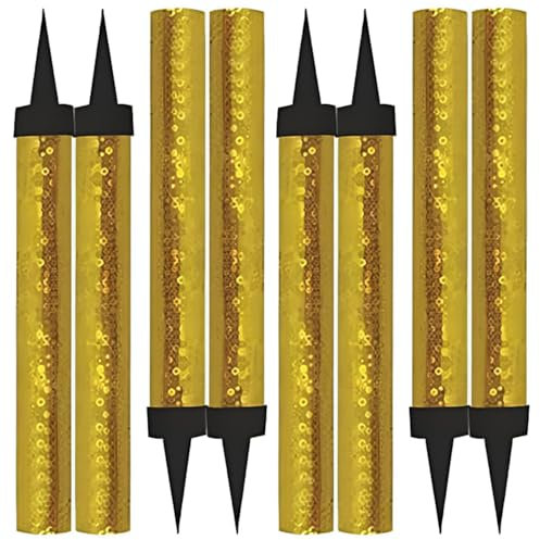 VR Angle Sparkling Fountain Candles in Twin Packs | Glitter Sparkle Effect for Birthdays, Wedding, Anniversary and Special Events | Celebrate Moments That Shine (Twin Pack 4, Golden)