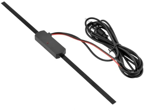 SHINEOFI Antena Amplificadora de Radio para Coche la Recepción FM Am Compatible con Vehículos y Suvs Antena de Alta para Señal de Radio