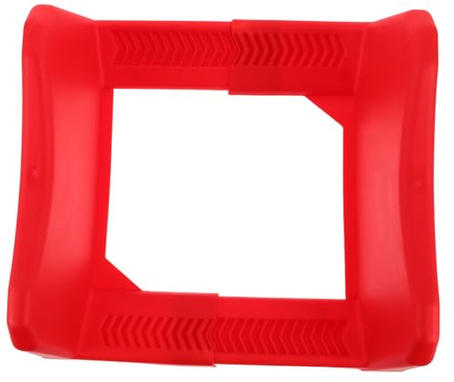 Happyyami Support De Pneus Ajustable Rouge, Étagère De Rangement pour Garage, Structure Robuste en Acier, Kit De Réparation De Pneus De Vélo Et Accessoires Auto, Stockage Maison Et Atelier