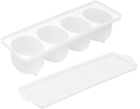 Operitacx Contenitore per Uova in Salamoia Bianco Portauova Ermetico per Conservazione e Semplice Scatola per Uova Sode e Pickled Egg Holder per Frigorifero