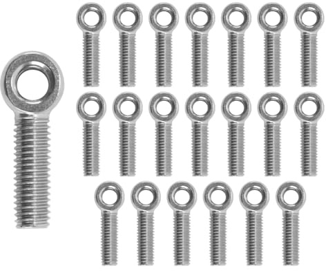 Gutol 20er-Packung M8 x 30 mm 304 Edelstahl-Drehgelenkschrauben – Schulter-Lift-Ösenschrauben für die Automobilindustrie/Ventile/Rohre