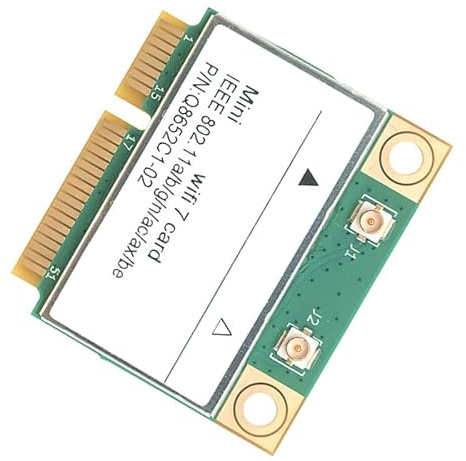 LUCKDANO WiFi 5G Network WiFi 5G Dual Band AX8 Mini PCIe 5.4 Tarjeta de Red Bluetooth para Computadora portátil: Rendimiento de Alta Velocidad y Conectividad