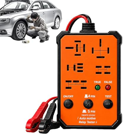 Strumento di Test Relè Auto | Indicatori Luminosi Integrati 12V 24V Rilevatore,Dispositivo di Diagnosi Relè,Controllo per Auto Camion Semirimorchio SUV