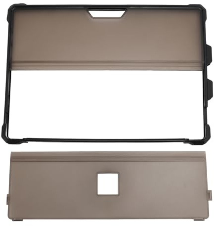 Omquot Tablettskydd Robust Stötsäker Fodral med Pennhållare för Pro 7 Plus Pro 7 6 5 och 4 Surfplattor - Premium TPU och PC-material (Grå)