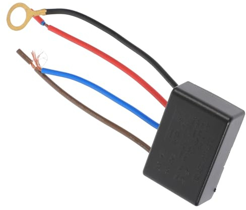 OKUMEYR Schalter für Tischlampe mit Universaldimmer 4 stufiger Lichtdimmer Abs Material und Touch Sensor für Einfache Lampenreparatur und Tischleuchtenersatz