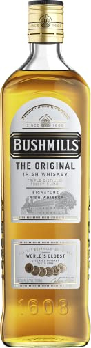 Bushmills Original Irish Whiskey (1 x 0,7 l) – klassischer, dreifach destillierter Finest Blend Whisky aus Irland