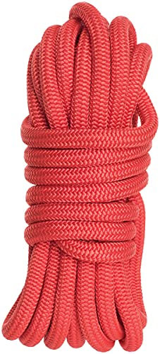 EDELWEISS 7 mm Prusk-Kordel, 5 m, Rot
