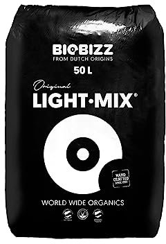 BIOBIZZ Light Mix 50L 20L & 10L Organic Soil Potting Compost Hydroponics Growing (50 Litre)