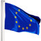 BRUBAKER Aluminium Fahnenmast Flaggenmast 6 m inklusive Deutschland Flagge + Europa Flagge 150 x 90 cm und Bodenhülse