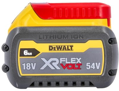 DeWalt DCB546-XJ - Batería carril XR Flexvolt, 54 V/18 V con batería Li-Ion 6, 0 Ah