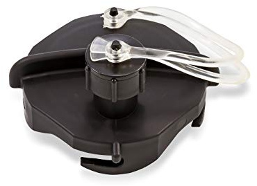 Camco 39463 Sewer Cap With Hose Connect, Black, 3/4