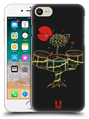 Head Case Designs Batteria Musica nelle Natura Custodia Cover Dura per Parte Posteriore Compatibile con Apple iPhone 7/8 / SE 2020 & 2022