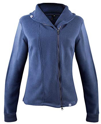 PFIFF Damen Fleecejacke Giles REIT Jacke, blau, XXL