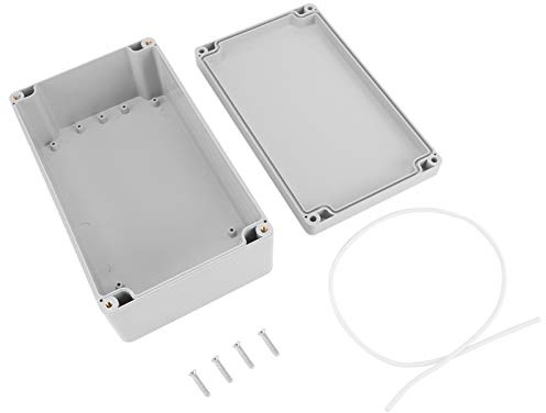 Hlyjoon Anschlussdose, Projektkasten Instrumentenkoffer IP65 Wassergeschützter DIY Gehäuse Fall Power Abzweigdose ABS Kunststoff Gehäuse Fall Verdrahtung Anschlussdose(200 * 120 * 75mm)