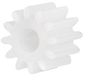 30 pezzi ingranaggi in plastica 12 denti modello 122.5A ingranaggi di riduzione ingranaggi a vite senza fine in plastica per motore robot auto RC