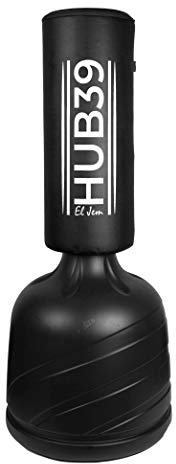 Boxsack mit Standfuß – Made in Italy – verstellbar in 4 Höhen – Boxsack Fit mit Boden – Fragen Sie Informationen zu den Modellen sofort lieferbar (schwarz)