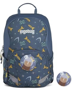 ergobag Ease Large Freizeitrucksack mit Brustgurt, Kindergartenrucksack, Wanderrucksack, 10 Liter, 370 g