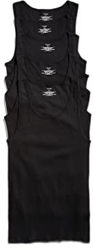 Calvin Klein Mens Cotton Stretch Undershirt Packs 3 Black - Short Sleeve Vneck M