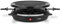 Wëasy Appareil à Raclette & Grill 6 Personnes LUGA60, Multifonctions, 4 Poëlons avec Revêtement Antiadhésif, Compatible Lave-Vaisselle, Noir, 900W
