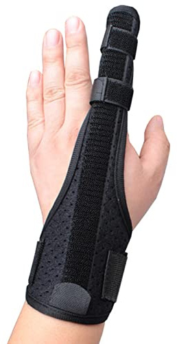 Férula Dedo Pulgar Férula de Dedo en Gatillo Ajustable Ferula Pulgar Muñequera Dedo Pulgar Ferula Dedo Meñique Mano Izquierda y Derecha para Esguince de Dedo Artritis Tendinitis Alivio del Dolor