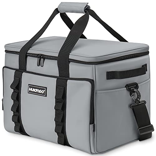 Hulongo Cool Bag Large Insulated Cooler Bag, Waterproof Cool Box | Picnic Thermal Bag, For Camping, Travel, Grocery Shopping & Fishing
