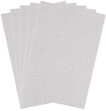 ACONDE 5 discos de mica de 15 × 12 cm, placa de mica universal, para microondas