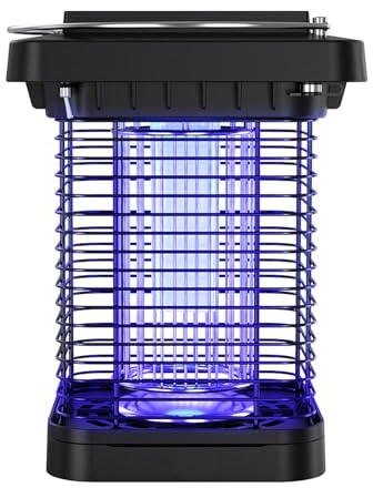 Patio jardín casa Solar Anti-Mosquito lámpara iluminación al Aire Libre Descarga eléctrica Anti-Mosquito Ultravioleta Trampa de Mosquitos