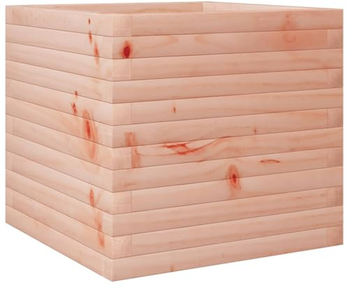 vidaXL Jardinière 50x50x45,5 cm Bois Massif de Douglas, jardinière d'extérieur, bac à Fleurs, boîte à Plantes, jardinière de terrasse