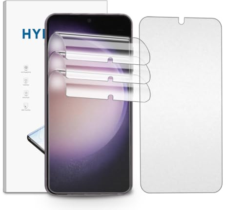 nvskvd Matt Hydrogel Folie für Samsung Galaxy S23, 3 Stück Entspiegelte TPU Schutzfolie Flexible Displayschutzfolie Display Blendschutz, Anti-Fingerabdruck