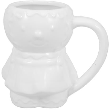 Luxshiny Weihnachtliche Keramiktasse Im Lebkuchenmann-design Lustiger Weihnachtsbecher Für Kaffee Tee Getränke Als Für Freunde Familie Und Kollegen Dekorative Trinkbecher Für Festliche