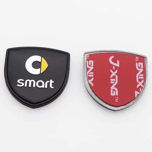 Auto Emblèmes Sticker pour Smart Fortwo Forfour 453 451 450, 3D de Rechange Logo Body Stickers Insigne Autocollant Decal Décoration Voiture Styling Accessoires