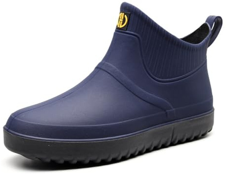 AUXDIQ Bottes de Pluie Femme Homme Bottes de Jardin Imperméables Confort Chaussures de Pluie