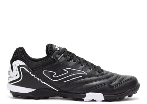 Joma Maxima 2501 TF MAXS2501TF - Scarpe da Ginnastica da Uomo, Colore: Nero/Bianco, Nero, 43 EU