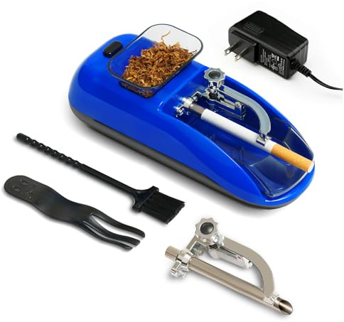 Fanimyholy Machine a Tuber Electrique Automatique, Tubeuse a Cigarette Electrique, Machine a Rouler Cigarettes, Convient pour les Tubes de Papier à Cigarettes de 8 et 6,5 MM de Diamètre