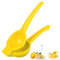 2PCS Lemon Squeezers, Lemon Juicer, Lime Squeezer, Lemon Squeezer, Juicer Hand, Lemon Squeezer Press, Juice Squeezer, Hand Juicer, Manual for Many Fruits（Yellow）