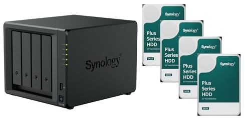 agemeo NAS DiskStation DS925+ mit 4X Festplatte 4TB HAT Plus und mit 8GB RAM, total: 16 TB