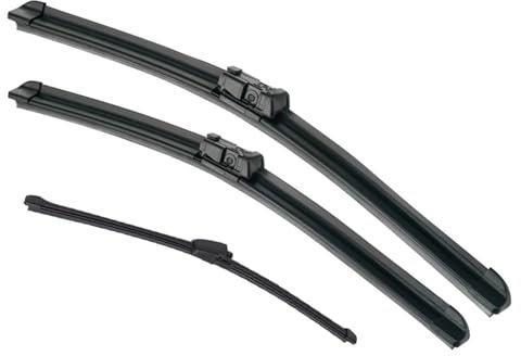 Scheibenwischer Für VW Für Tiguan Vorne Hinten Fenster 2016 2015 2014 2013 2012 2011 2010 2009 2008 2007 Set Windschutzscheibe Scheibenwischer Klingen Wischerblätter Vorne Hinten(Left Hand Drive)