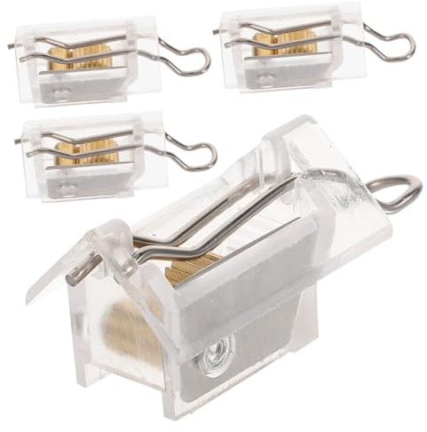Hemobllo 4 pièces Accessoires de Rideaux avec Serrure de Cordon pour Stores Vénitiens Matériel et Pratique pour Installation Facile