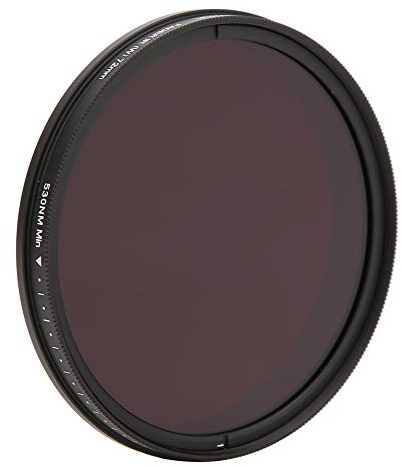 Denash Filtre Infrarouge Pratique intégré intégré pour la Création Photographie Infrarouge, Filtre Rotatif, pour des Ombres Internes et Faibles Adéquates, Alliage D'aluminium + Verre Optique (72 mm)