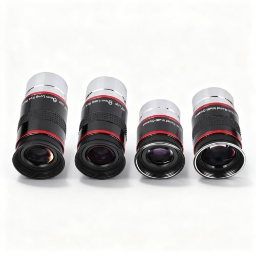 1.25 Inch 68 Ultra Wide Angle Eyepiece Kit 15mm, Optical Glass, Aluminum Barrel - Sharp Contrast, Wide Field Views, for Astronomy Telescope Accessories