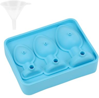 Silikon Eiswürfelform Gag Geschenk, Lustige Eiswürfel DIY 3D Formen in Mehreren Größen, Flexibel & Spülmaschinenfest Waschmaschinenfest Für Erwachsene, Bar, Party, Cocktail, Whisky