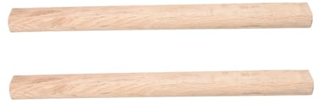 Hemobllo 2 pièces Poignée de Hache Bois Lot de Manches de Remplacement Durables Faciles à Installer et Confortables Accessoire Outil Travail du Bois pour Usage Manuel