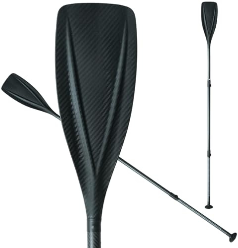 niphean SUP Paddel, Schwimmfähiges Kajak Paddel in 3 oder 4 Abnehmbaren Teilen, Verstellbares Doppelpaddel für SUP (198–218 cm), Robuste Stand up Paddle | Leicht und langlebig, abnehmbares Stand-Up-Paddelboard-Zubehör, Ruder mit Schaft aus Aluminiumlegierung und Fiberglas-Klinge