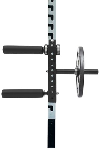 MIUKYUI Professionelles Beincurl Gerät Robustes Beinbeuge- und Streckgerät als Zubehör für Krafttraining bis 120 kg passend für 50x50mm und 75x75mm Power Racks