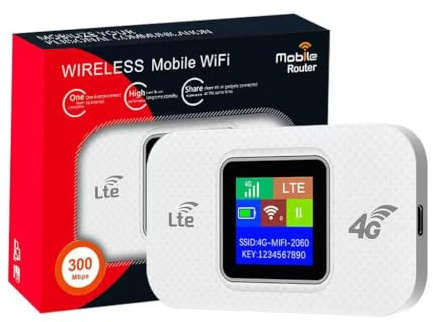 Portable Wifi Hotspot 5G / 4G MiFi Router with SIM Card Slot for Travel, Pocket Router, Mobile Wi/fi Router, 3000mAh Battery, Temporary Wifi,Car Wifi Device,High Speed Router