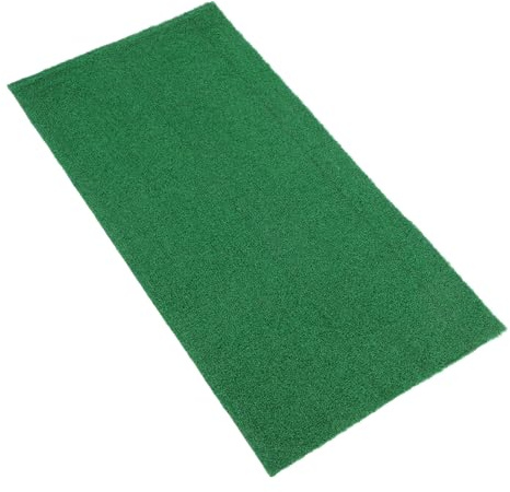 SHOWERORO Floating Turtle Basking Platform with Realistic Artificial Grass Mat, 100x50cm Pet Grass Mat Reptile Ramp for Fish Tank and Aquatic Terrariums